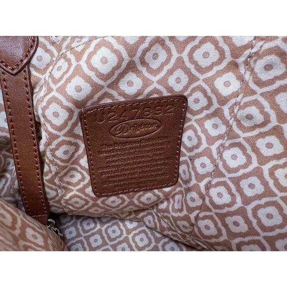 Brighton London Groove Collection Groovy Leather Tote in Camel - Picture 7 of 8